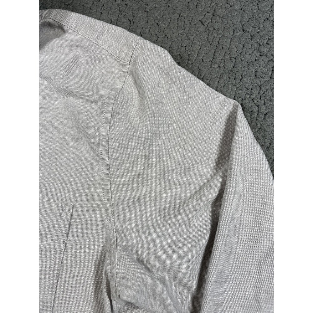 Jack Spade Shirt Mens Medium Gray Oxford Button Down Long Sleeve Cotton Casual - Picture 8 of 15